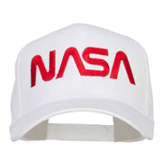 NASA Logo Font Embroidered Cap