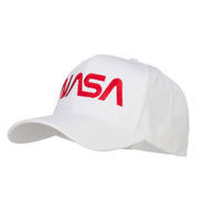 NASA Logo Font Embroidered Cap