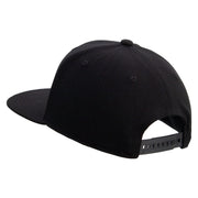 Licensed US Navy Veteran Embroidered Flexfit Snapback Style Cap - Black OSFM