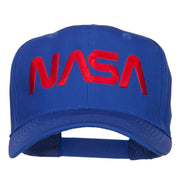 NASA Logo Font Embroidered Cap