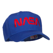 NASA Logo Font Embroidered Cap