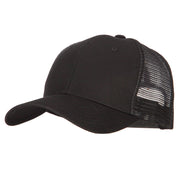 6 Panel High Profile Cotton Mesh Cap