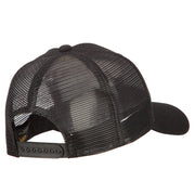 6 Panel High Profile Cotton Mesh Cap