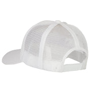 6 Panel High Profile Cotton Mesh Cap