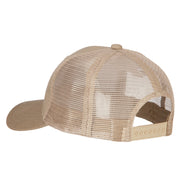 6 Panel High Profile Cotton Mesh Cap