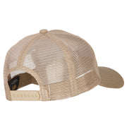 6 Panel High Profile Cotton Mesh Cap