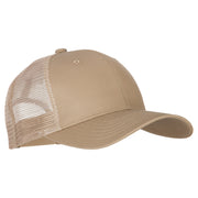 6 Panel High Profile Cotton Mesh Cap