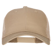 6 Panel High Profile Cotton Mesh Cap