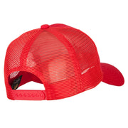 6 Panel High Profile Cotton Mesh Cap