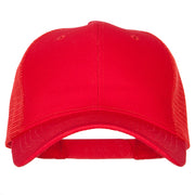 6 Panel High Profile Cotton Mesh Cap