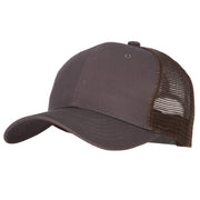 6 Panel High Profile Cotton Mesh Cap