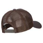 6 Panel High Profile Cotton Mesh Cap