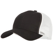 6 Panel High Profile Cotton Mesh Cap