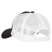 6 Panel High Profile Cotton Mesh Cap