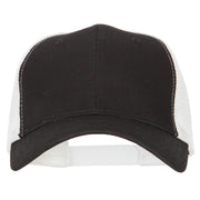 6 Panel High Profile Cotton Mesh Cap