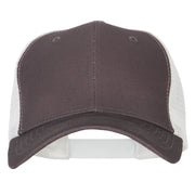 6 Panel High Profile Cotton Mesh Cap