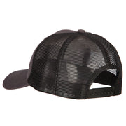 6 Panel High Profile Cotton Mesh Cap