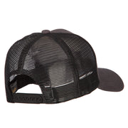 6 Panel High Profile Cotton Mesh Cap