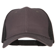 6 Panel High Profile Cotton Mesh Cap