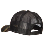 6 Panel High Profile Cotton Mesh Cap