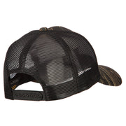 6 Panel High Profile Cotton Mesh Cap