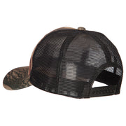 6 Panel High Profile Cotton Mesh Cap