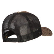 6 Panel High Profile Cotton Mesh Cap