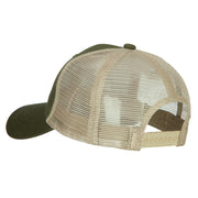 6 Panel High Profile Cotton Mesh Cap