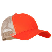 6 Panel High Profile Cotton Mesh Cap