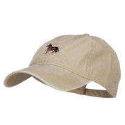 German Shepherd Dog Embroidered Washed Cap