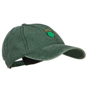 Pot of Gold Embroidered Washed Cotton Cap