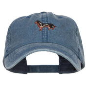 German Shepherd Dog Embroidered Washed Cap