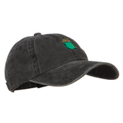 Pot of Gold Embroidered Washed Cotton Cap