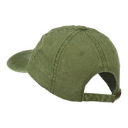 Wording of Grandpa Embroidered Washed Cap