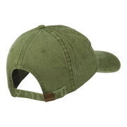 Wording of Grandpa Embroidered Washed Cap