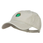 Pot of Gold Embroidered Washed Cotton Cap