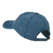 Wording of Grandpa Embroidered Washed Cap