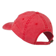 Wording of Grandpa Embroidered Washed Cap