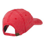 Wording of Grandpa Embroidered Washed Cap