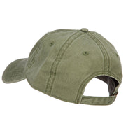 Grandpa Bear Embroidered Washed Cotton Twill Cap