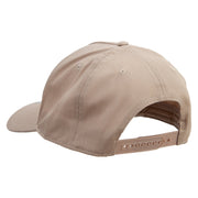 Highland Cattle Solid Cotton Twill 5 Panel Prostyle Snap Cap - Khaki OSFM