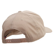 Highland Cattle Solid Cotton Twill 5 Panel Prostyle Snap Cap - Khaki OSFM