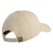 First Air Force Veteran Embroidered Pigment Dyed Cap - Khaki OSFM