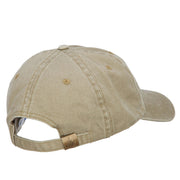 Grandpa Bear Embroidered Washed Cotton Twill Cap