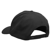 Highland Cattle Solid Cotton Twill 5 Panel Prostyle Snap Cap - Black OSFM