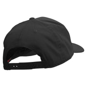 Highland Cattle Solid Cotton Twill 5 Panel Prostyle Snap Cap - Black OSFM