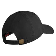 First Air Force Veteran Embroidered Pigment Dyed Cap - Black OSFM
