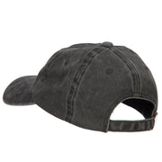 Grandpa Bear Embroidered Washed Cotton Twill Cap