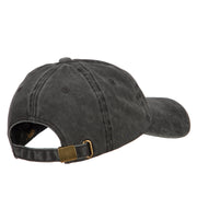 Grandpa Bear Embroidered Washed Cotton Twill Cap