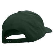 Highland Cattle Solid Cotton Twill 5 Panel Prostyle Snap Cap - Dk-Green OSFM